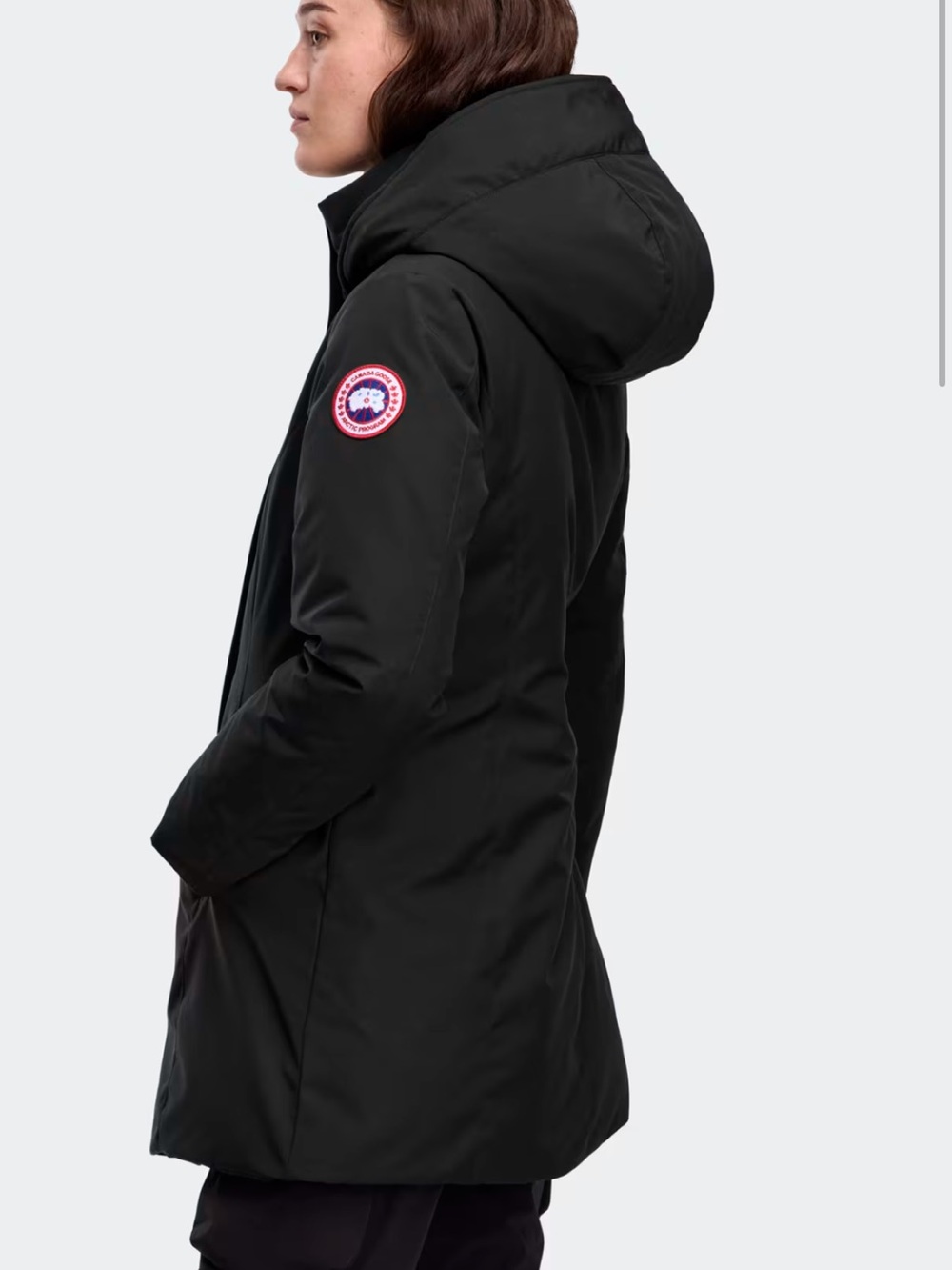 Canada Goose Black Hooded Winter Parka